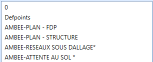 6. Liste des filtres d'activation de calque