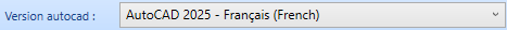 1. Version Autocad