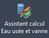 18. Assistant calcul 
eau usée et vanne