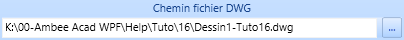 6. Chemin fichier DWG