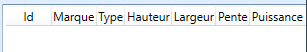 4. Liste des radiateurs préselectionner