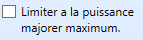 5. Limite à la puissance majorer maximum